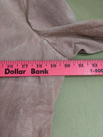 sz 12 New Chadwick's Women's Pink Genuine Leather Jacket - Picture 7 of 12